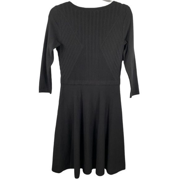 TALBOTS WOOL SWEATER DRESS | Black | Size XS - Picture 2 of 7